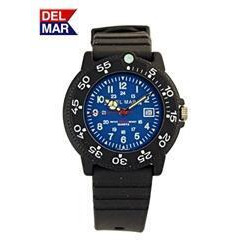 Del Mar 50277 Womens Dive 200 Blue Dial PU Watch