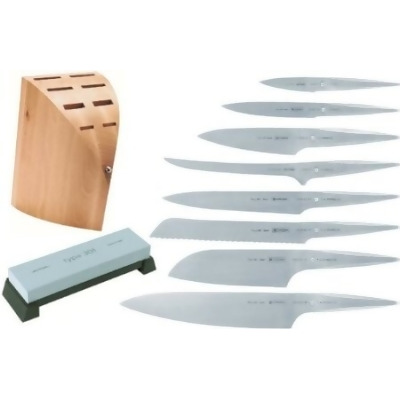 Chroma PO148 10-Piece Knife Set with Block 