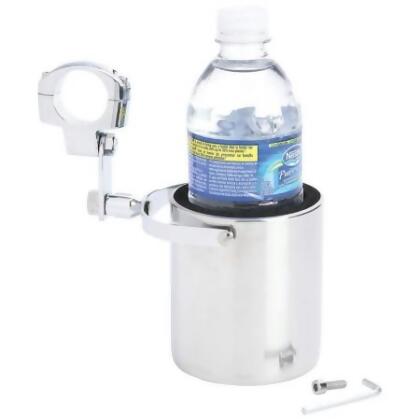 Diamond Plate Stainless Steel Motorcycle Cup Holder 