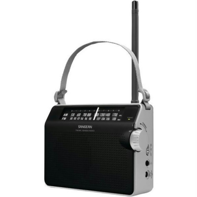 Sangean PR-D6BK Am-Fm Compact Analog Radio - Black 