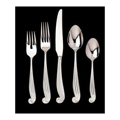Ginkgo 079914-44015-8 LaMer 20 Piece Set - 18-10 Stainless Steel - All Bright Finish 