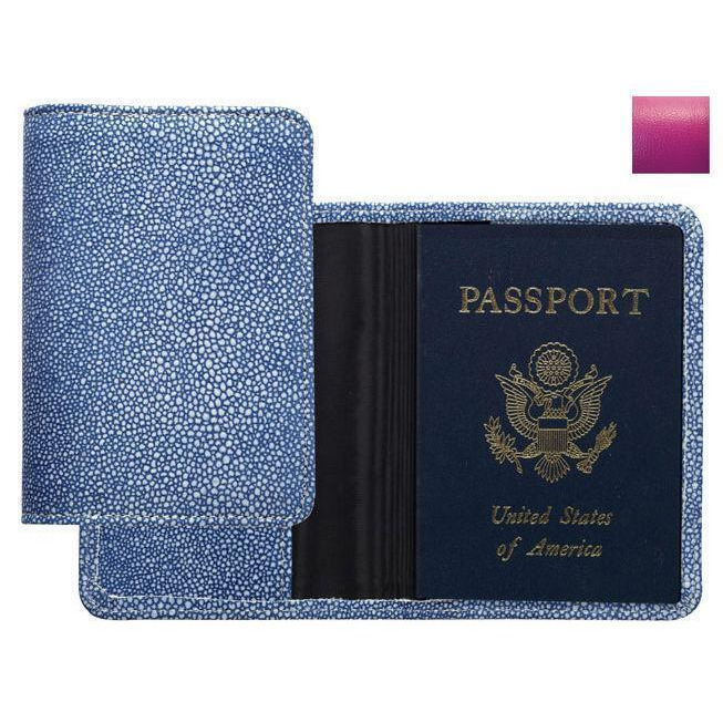 Raika RO 115 MAGENTA Passport Cover - Magenta