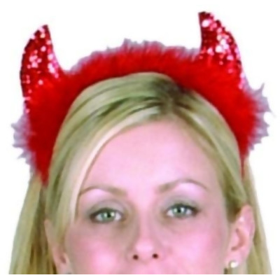 RG Costumes 65008 Devil Horns With Sequins 