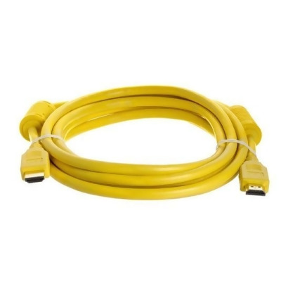 CMPLE 993-N 10FT 28AWG HDMI Cable with Ferrite Cores- Yellow 