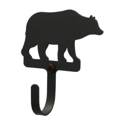 Village Wrought Iron WH-14-XS Bear Wall Hook Extra Small - Black 