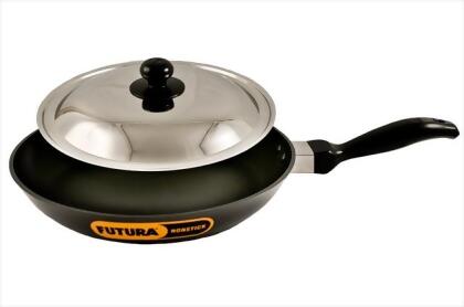Hawkins Q21 Futura Non-Stick 10 in. Frying Pan with Stainless Steel Lid 