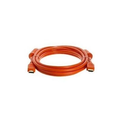 Cmple 989-N 28AWG HDMI Cable with Ferrite Cores - Orange -10FT 