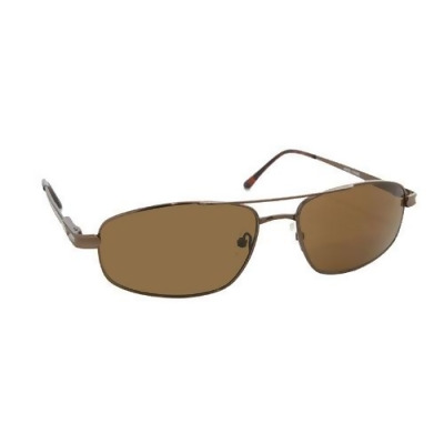 Coppermax 3707GPP BRN/AMBER Spectacle Polarized Sunglasses - Shiny Brown - Amber Lens 