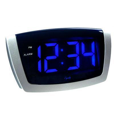 La Crosse Technologies 75904 Led Blue Digit Usb Alarm Clock 