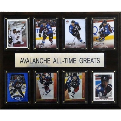 C & I Collectables 1215ATGAVA NHL Colorado Avalanche All-Time Greats Plaque 