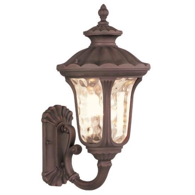 Livex 7652-58 Oxford Exterior Lantern- Imperial Bronze 
