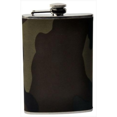 FJX Wholesale HFL-W032 8oz Camouflage Stainless Steel Hip Flask 