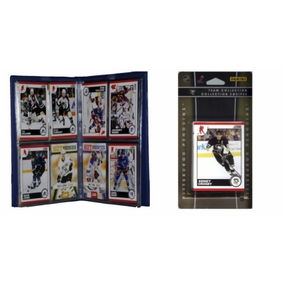 C & I Collectables 2010PENGUINSTS NHL Pittsburgh Penguins Licensed 2010 Score Team Set and Storage Album 