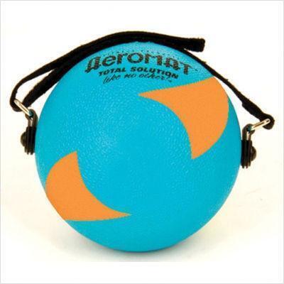 AGM Group 35943 5 in. Power Yoga-Pilates Weight Ball - Teal-Orange 