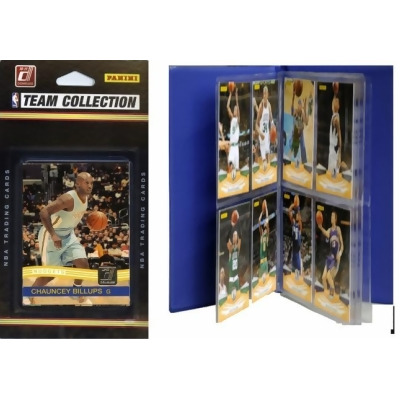 C & I Collectables 2010NUGGTS NBA Denver Nuggets Licensed 2010-11 Donruss Team Set Plus Storage Album 
