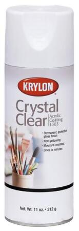 Krylon 1303 Crystal Clear Acrylic Coating Aerosol Spray 11oz for sale  online