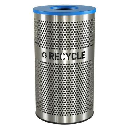 Ex-Cell Kaiser LLC VCR-33 PERF SS Venue Collection Recycling Receptacle 