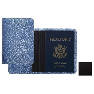 Raika TN 115 BLK Passport Cover - Black 