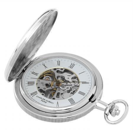 Charles-Hubert- Paris 3860 Two-Tone Mechanical Pocket Watch