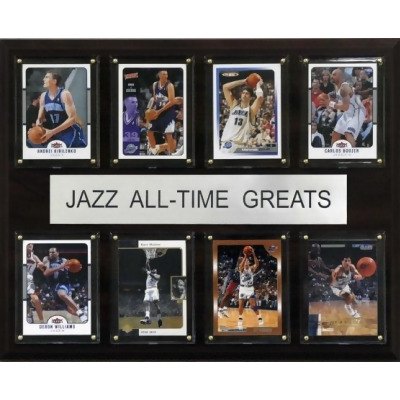C & I Collectables 1215ATGJAZZ NBA Utah Jazz All-Time Greats Plaque 