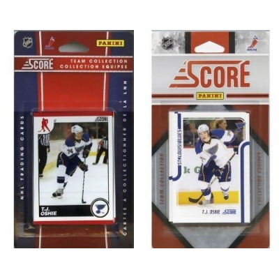 C & I Collectables BLUES2TS NHL St. Louis Blues Licensed Score 2 Team Sets 