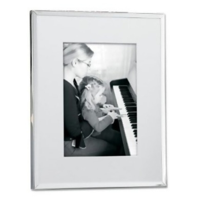 Lawrence Frames 284080 Lawrence Frames Silver Plated Matted 8x10 Picture Frame 