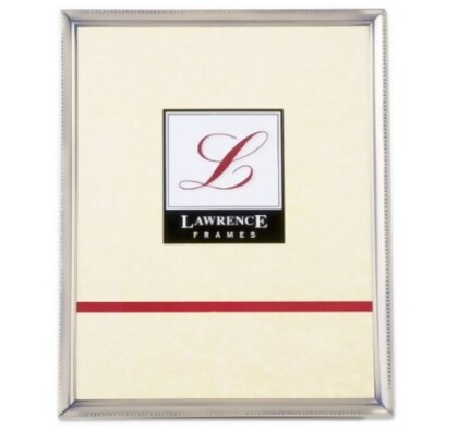 Lawrence Frames 11580 Lawrence Frames Antique Pewter 8x10 Picture Frame - Bead Border Design