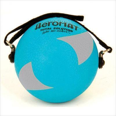 AGM Group 35944 5 in. Power Yoga-Pilates Weight Ball - Teal-Gray 