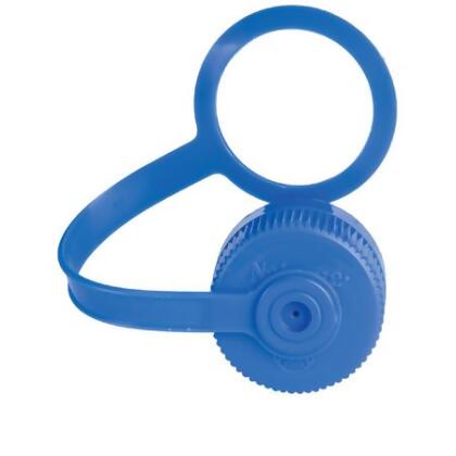 Nalgene 696040 1 Pint and Quart Lid Narrow Mouth Loop Top Bulk - Blue 