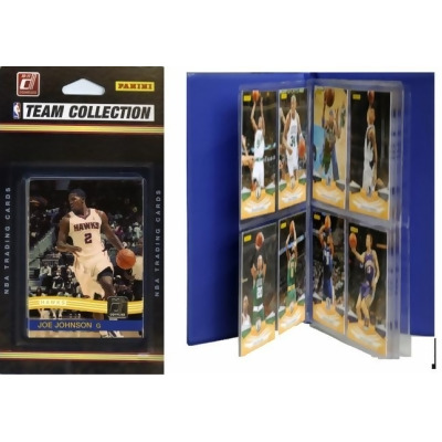 C & I Collectables 2010HAWKSTS NBA Atlanta Hawks Licensed 2010-11 Donruss Team Set Plus Storage Album 