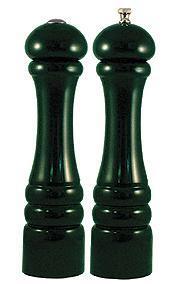 Chef Specialties - 10800 - Autumn Hues - 10 Inch - Pepper Mill And Salt Shaker Set - Forest Green 