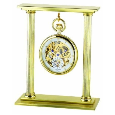Charles-Hubert- Paris Gold-Plated Pocket Watch Stand #3578 