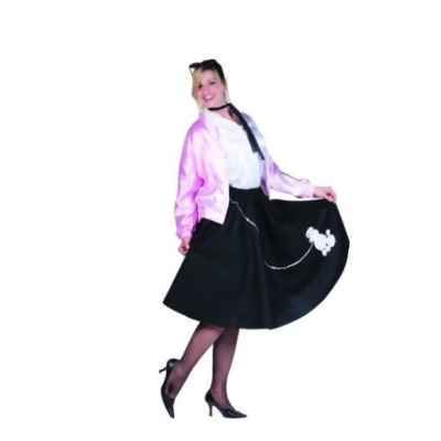 RG Costumes 86038-P Poodle Skirt - Pink - Size Ladies Plus 16-20 
