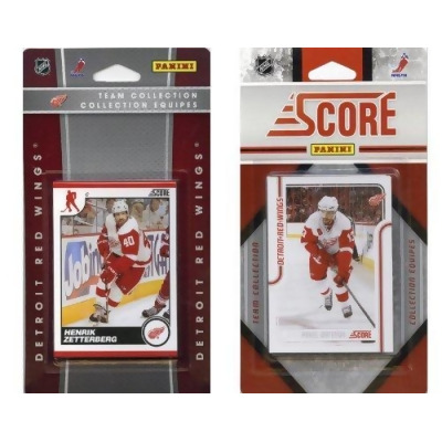 C & I Collectables RWINGS2TS NHL Detroit Red Wings Licensed Score 2 Team Sets 