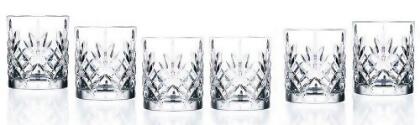 Lorenzo Import 238520 RCR Crystal Double Old fashioned Glass set of 6 