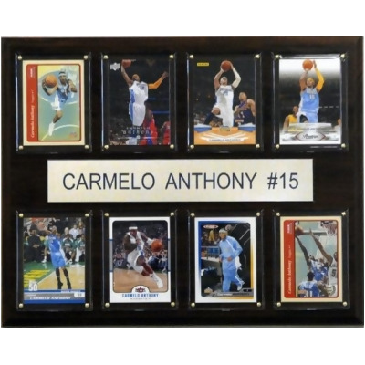 C & I Collectables 1215ANTHONY8C NBA Carmelo Anthony Denver Nuggets 8 Card Plaque 