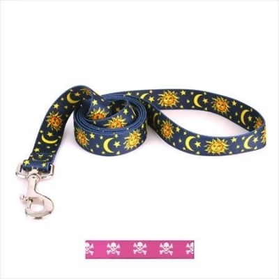 Yellow Dog Design PSK104LD 3/8 in. x 60 in. Pink Skulls Lead 