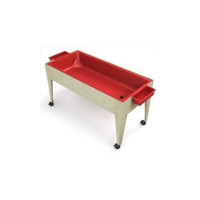 Manta Ray S6424 Red Liner Sand And Water Activity Center with Lid And 4 Casters 