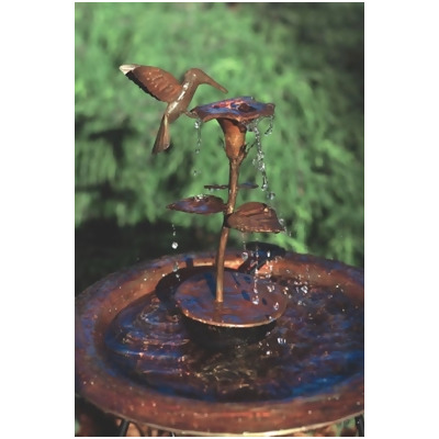 Ancient Graffiti ANCIENTAG940HB Copper Dripper-Fountain Humming Bird 