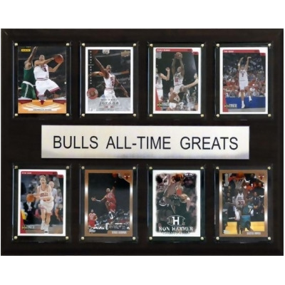 C & I Collectables 1215ATGBULL NBA Chicago Bulls All-Time Greats Plaque 