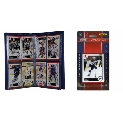 C & I Collectables 2010BLUESTS NHL St. Louis Blues Licensed 2010 Score Team Set and Storage Album 