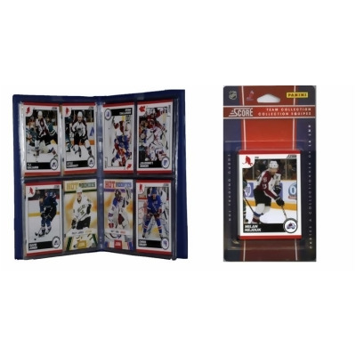 C & I Collectables 2010AVSTS NHL Colorado Avalanche Licensed 2010 Score Team Set and Storage Album 