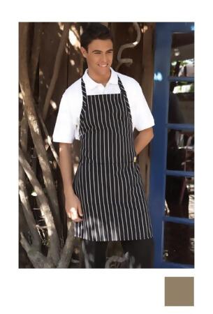 Uncommon Threads 3018-2200 Ajustable Butcher Apron 2 Section Pocket in Khaki 
