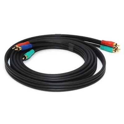 CMPLE 319-N Component Video Cable 3-RCA Gold HDTV RGB YPbPr -12 FT 