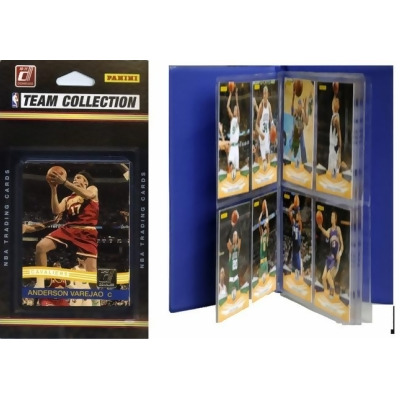 C & I Collectables 2010CAVSTS NBA Cleveland Cavaliers Licensed 2010-11 Donruss Team Set Plus Storage Album 