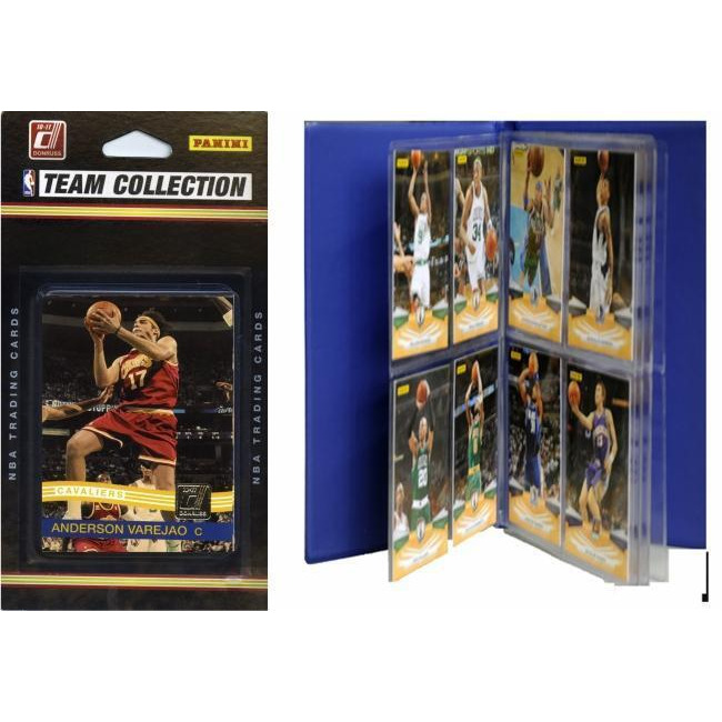 C & I Collectables 2010CAVSTS NBA Cleveland Cavaliers Licensed 2010-11 Donruss Team Set Plus Storage Album