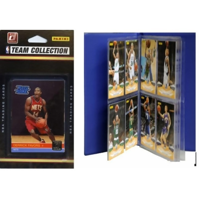 C & I Collectables 2010NETSTS NBA New Jersey Nets Licensed 2010-11 Donruss Team Set Plus Storage Album 