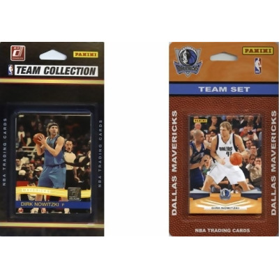 C & I Collectables MAVS2TS NBA Dallas Mavericks 2 Different Licensed Trading Card Team Sets 