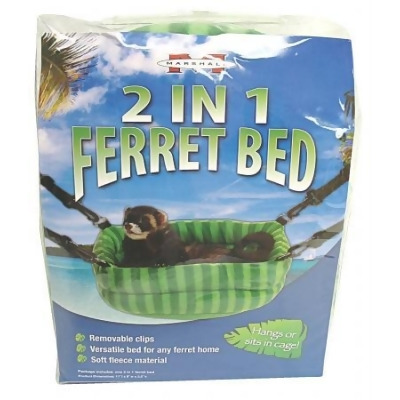 Marshall Pet Products - Marshall 2 In 1 Ferret Bed- Assorted - FP-367 