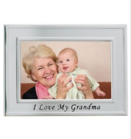 Lawrence Frames 504164 Lawrence Frames Brushed Metal 4x6 I Love My Great Grandma Picture Frame - Sentiments Collection